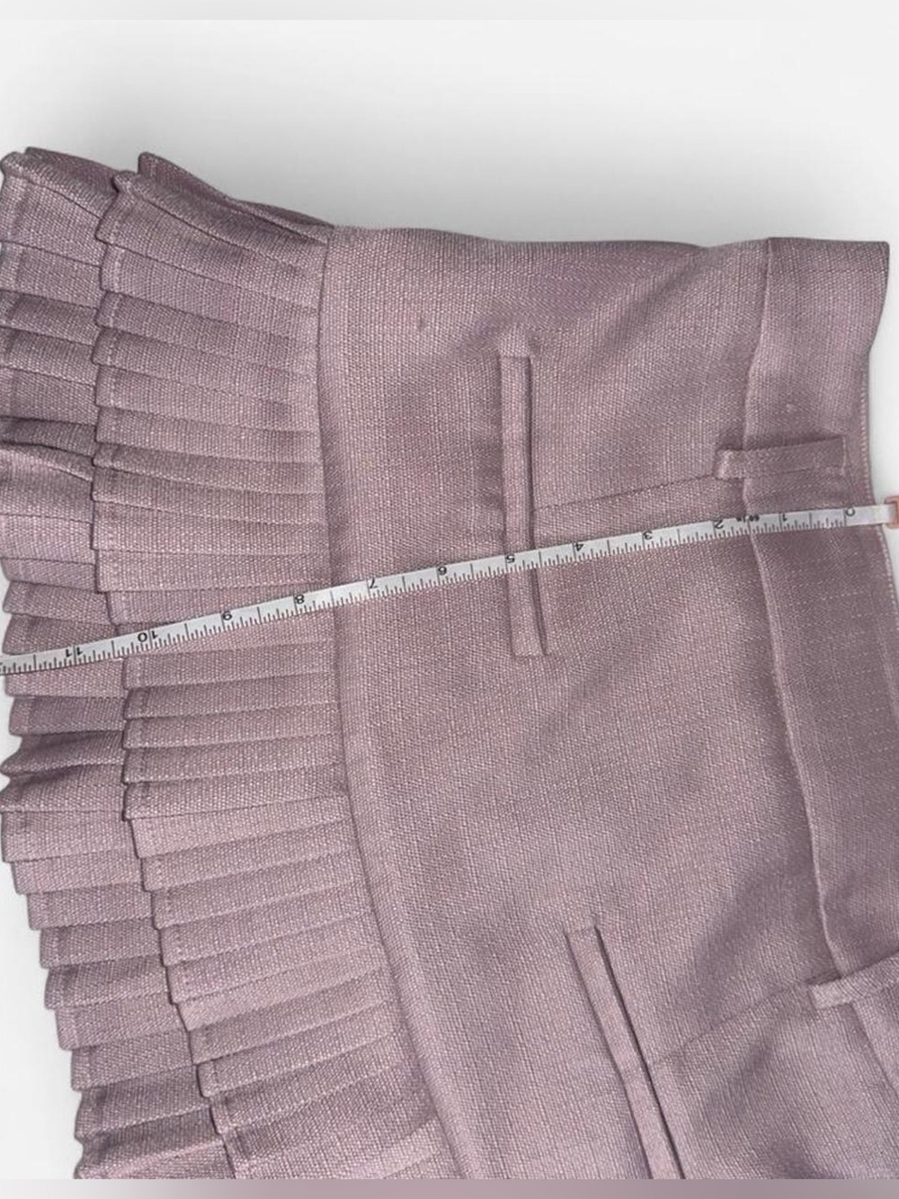 Pleated Mini Skirt in Light Pink - Picture 5 of 6